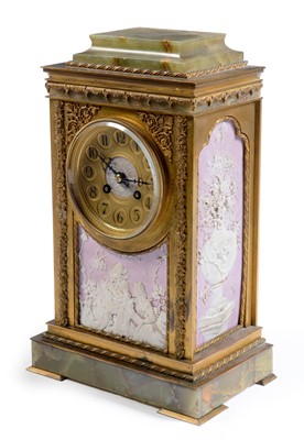 Lot 560 - A French late 19th Century mantel clock