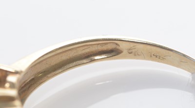 Lot 186 - Seven-stone Kanchanaburi sapphire ring.