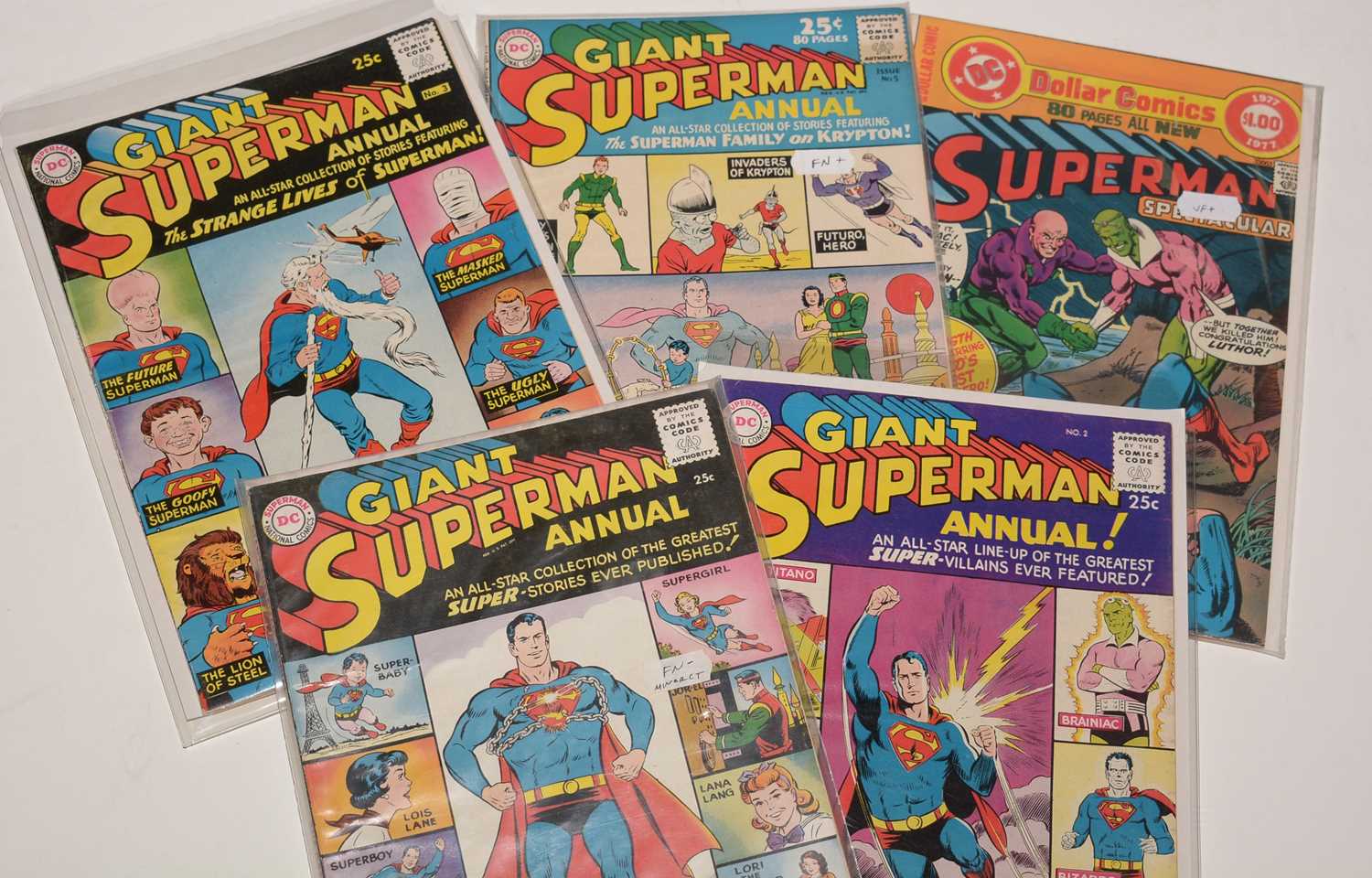 Lot 1128 - Giant Superman Annual; and Superman Spectacular.
