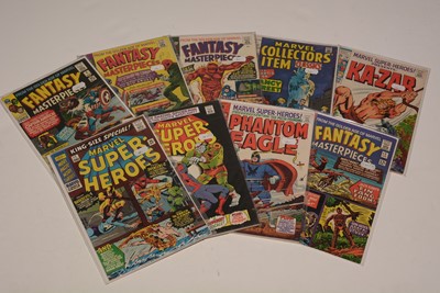 Lot 1308 - Marvel Super-Heroes King-Size Special; and other comics.