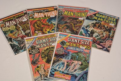 Lot 1315 - Giant-Size Man-Thing; and other comics.