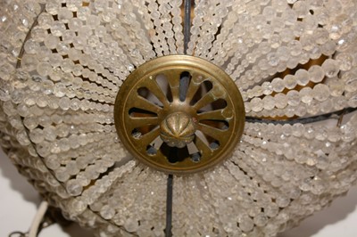 Lot 1343 - RMS Olympic - early 20th Century gilt metal ceiling light
