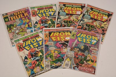 Lot 1364 - Iron Fist, Marvel Premier, and She-Hulk.