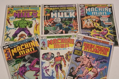 Lot 1376 - Machine Man, and other comics.