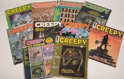 Lot 702 - Creepy Magazine by Warren; and Creepy Yearbook 1970.