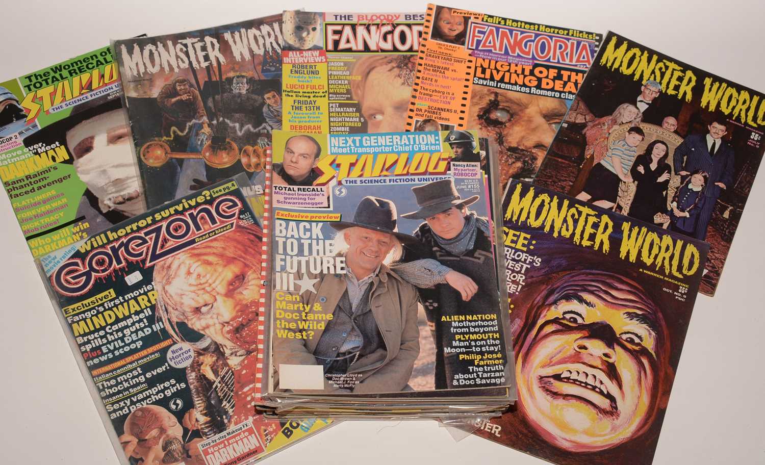 Lot 717 - Monster World Magazines by Warren, and other comics.