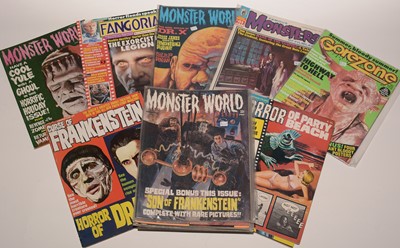 Lot 719 - Monster World Magazine by Warren, and other comics.