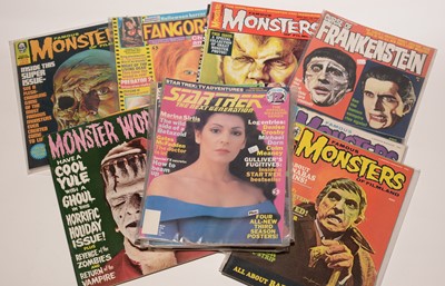 Lot 722 - Monster World Magazine by Warren, and other comics.