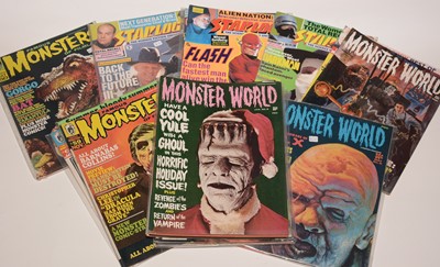 Lot 723 - Monster World Magazine by Warren, and other comics.