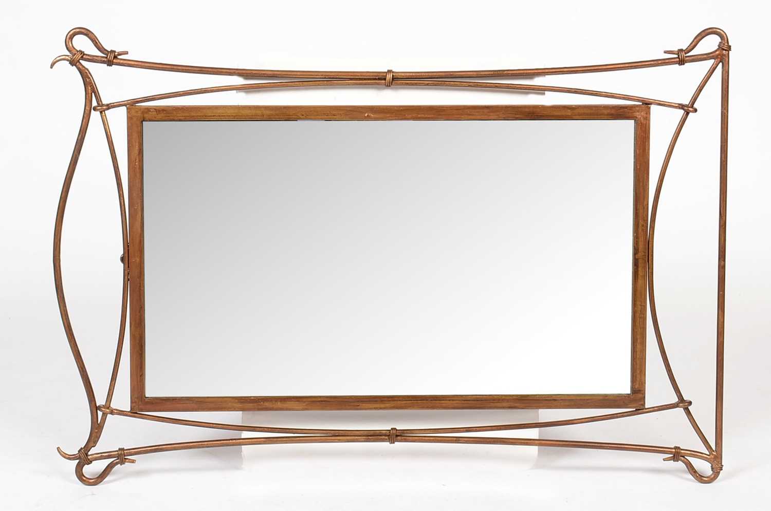 Lot 766 - A modern rectangular mirror