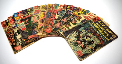 Lot 781 - Sgt. Fury and His Howling Commandos; and other comics.