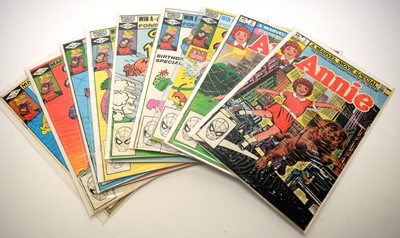Lot 847 - Wolverine: Global Jeopardy; and other Wolverine comics. / Annie, The Film Adaptation, and Dennis The Menace.