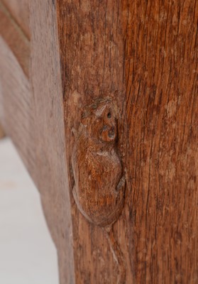 Lot 652 - Robert 'Mouseman' Thompson oak mid Century sideboard