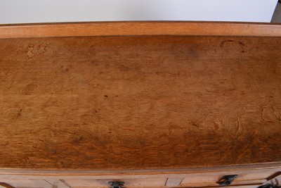 Lot 526 - Robert 'Mouseman' Thompson of Kilburn: an oak mid Century sideboard