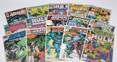 Lot 828 - Hulk 2099, and other comics.