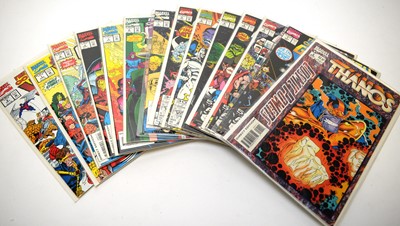 Lot 831 - The Infinity Gauntlet, and other comics.