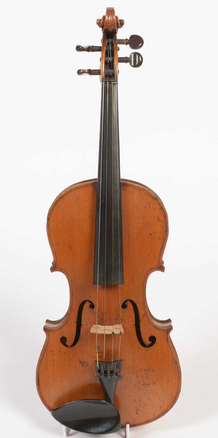 Lot 770 - French Wolff Bros Violin