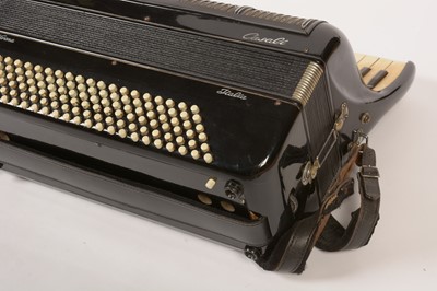 Lot 708 - A Casali 120 bass piano accordion.