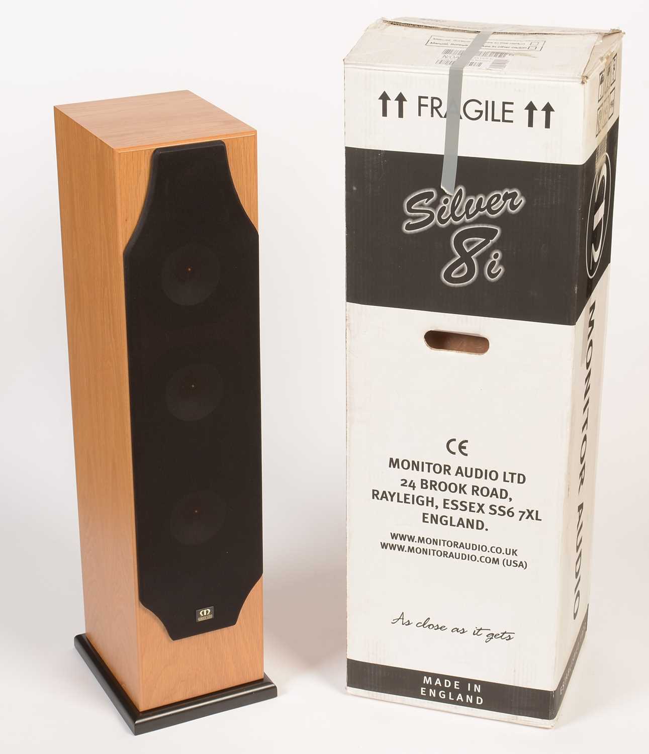 Lot 735 - A pair of Monitor Audio Limited floor standing speakers.