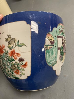 Lot 297 - Pair of Kutani vases; Pirkenhammer dish; Jardiniere; and a  vase