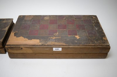 Lot 440 - Jaques of London 32-piece chess set; and another part chess set.