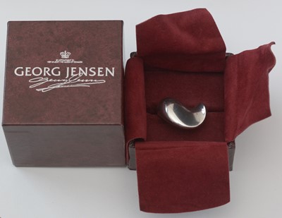 Lot 734 - Hans Hansen for Georg Jensen: sterling silver ring
