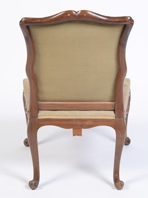 Lot 682 - Early 20th Century mahogany framed chair
