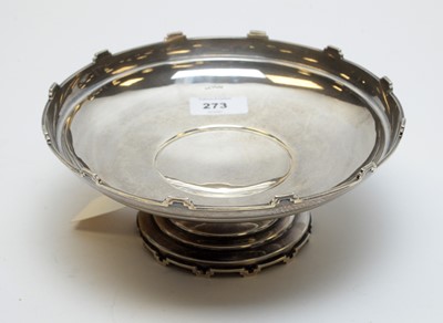 Lot 273 - A silver bowl/tazza