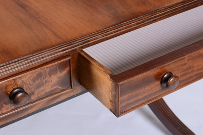 Lot 29 - Late 19th/early 20th Century mahogany sofa table