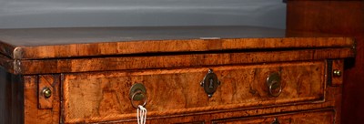 Lot 684 - Early 18th Century walnut bachelors chest
