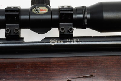 Lot 1090 - SMK TH78D, 5.5cal air rifle and fitted scope