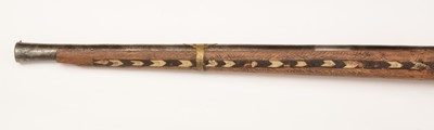 Lot 1092 - A 19th Century Afghan Jezail rifle with later added lock