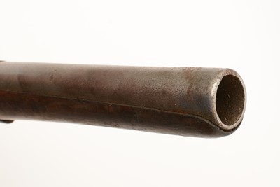 Lot 1098 - 18th Century Turkish flintlock pistol on stand