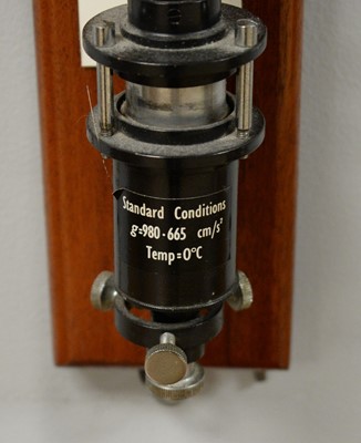 Lot 120 - A 20th Century marine stick barometer