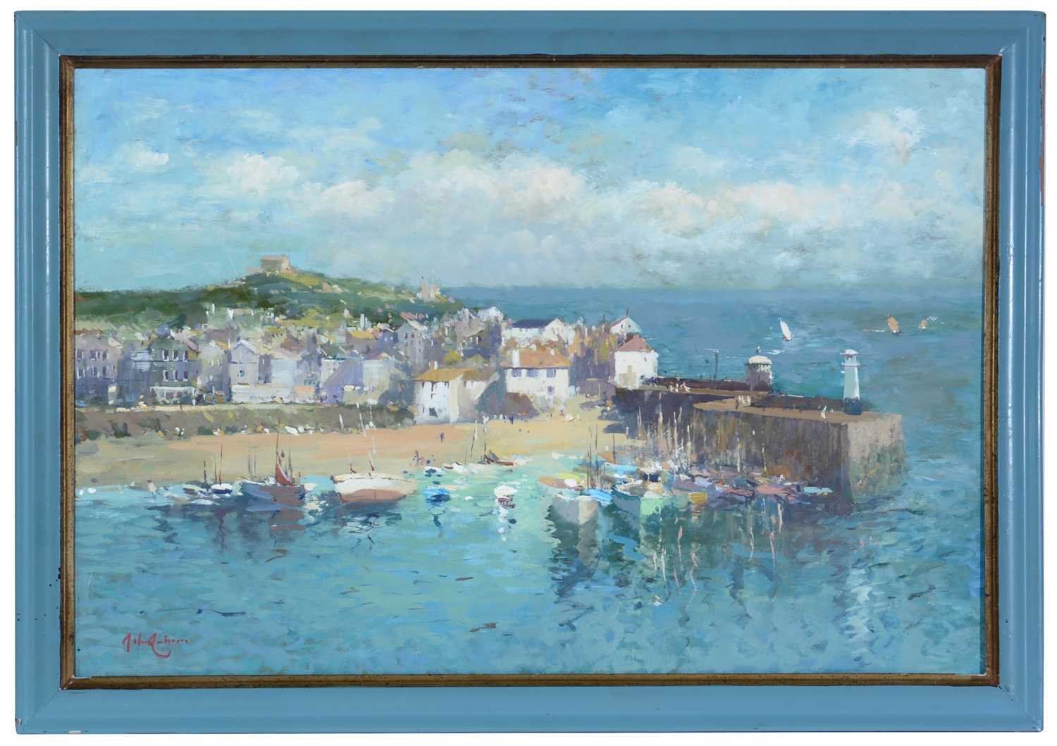 Lot 301 - John **** - St Ives Harbour - oil painting