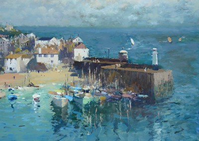 Lot 301 - John **** - St Ives Harbour - oil painting