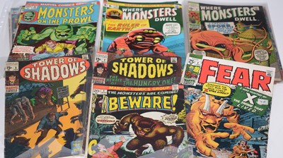 Lot 1463 - Where Monsters Dwell, and other comics.