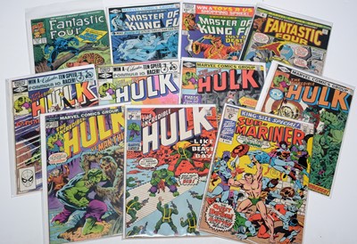 Lot 1490 - Incredible Hulk; Fantastic Four; and Master of Kung Fu.