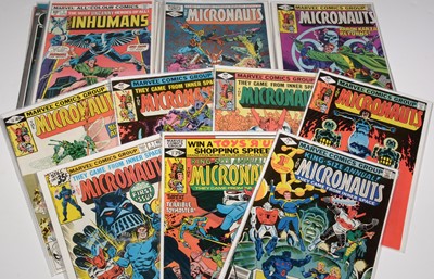 Lot 1500 - The Micronauts, and other comics.