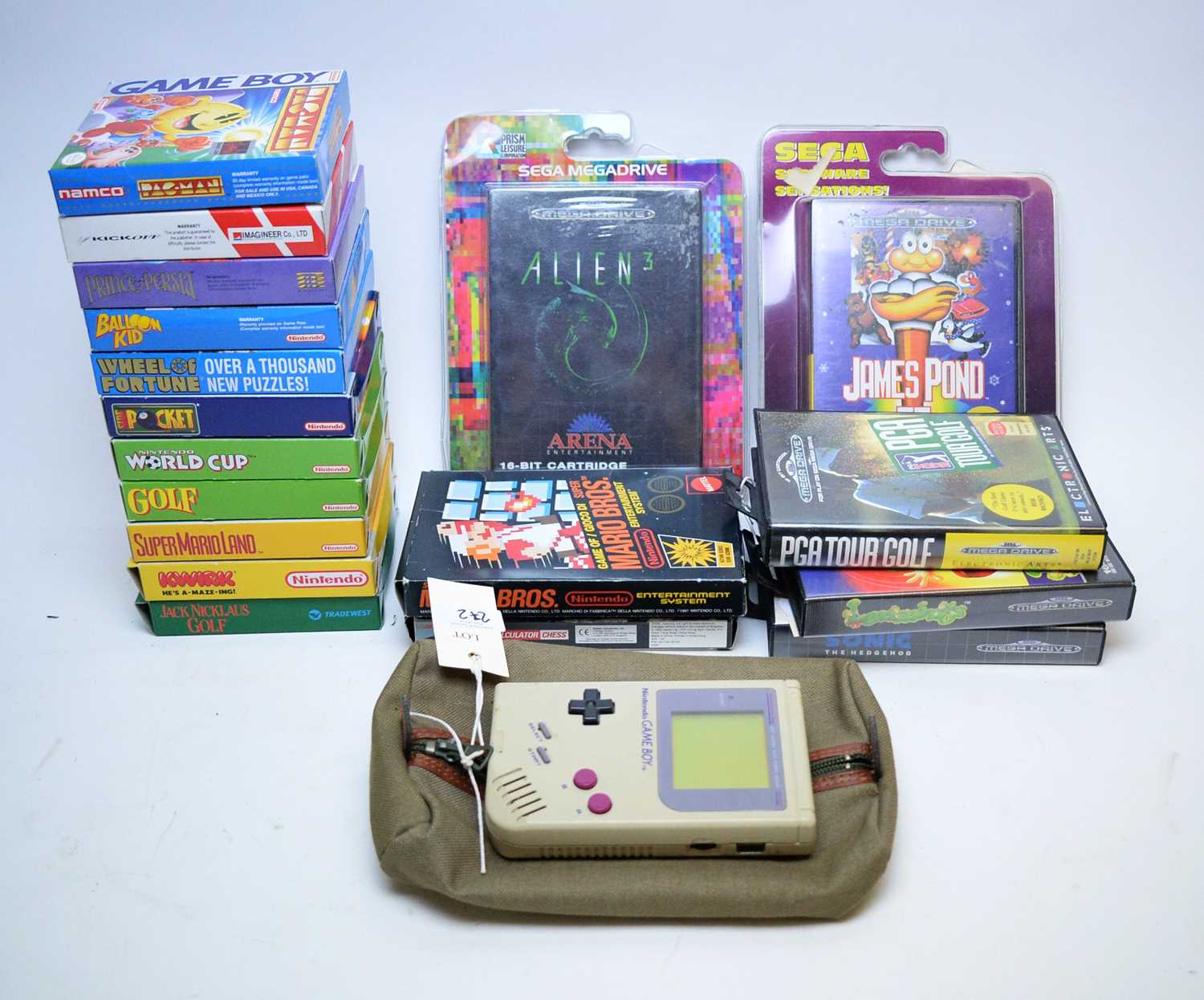 Lot 272 - A Nintendo Game Boy along with a collection of Game Boy games and others.