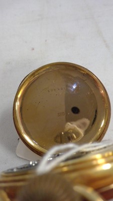 Lot 240 - Gold cased pocket watch