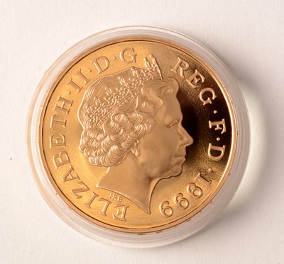 Lot 257 - Royal Mint Great Britain five-pound gold proof Crown