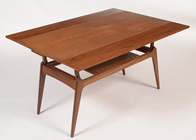 Lot 825 - B.C. Møbler: a 1960's teak metamorphic coffee table.