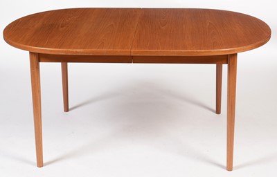 Lot 100 - Nils Jonsson for Troeds: a teak 'Ove' design extending dining table