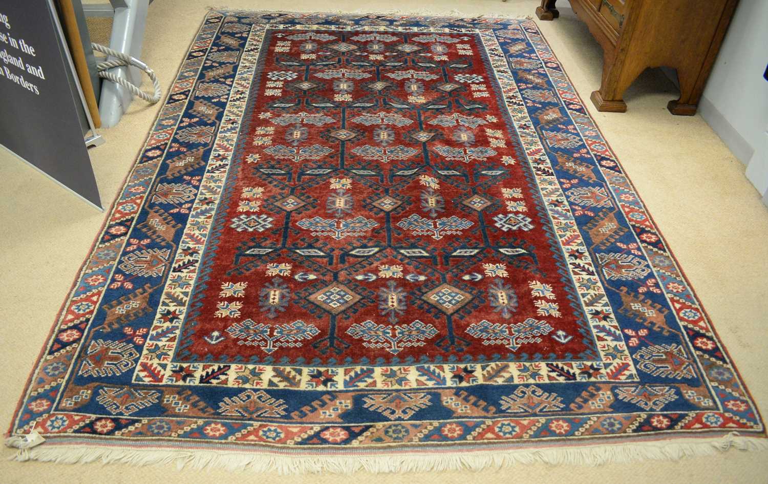 Lot 117 A Turkish rug
