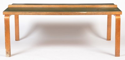 Lot 883 - Alvar Aalto for Finmar Ltd, a birch and plywood dining table