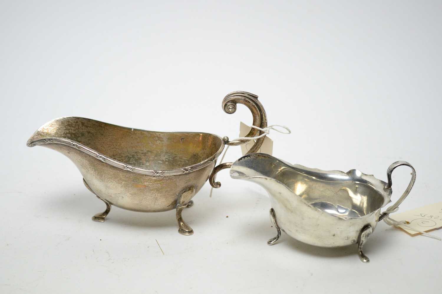Lot 173 - Two sauce boats