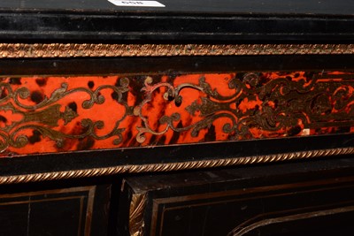 Lot 252 - Victorian Boulle marquetry side cabinet