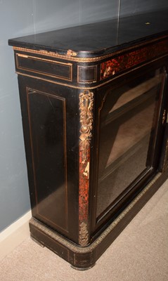Lot 527 - Victorian Boulle marquetry side cabinet