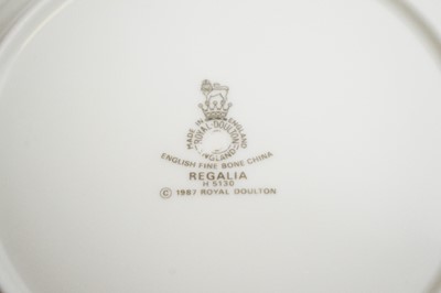 Lot 294 - A Royal Doulton 'Regalia' part dinner service.